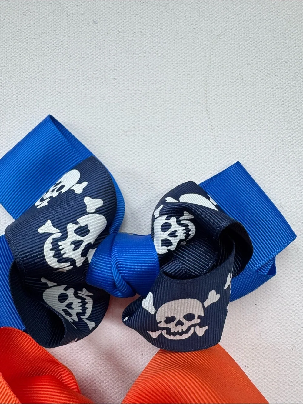 Boutique Girls Hair Bow Bundle | 6 Large Grosgrain Holiday & Everyday Bows
